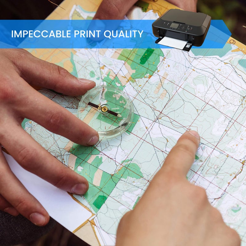 TerraSlate Waterproof Rip-Proof Paper, 5 MIL 8.5" x 14", Legal Size, White,100 Sheets I Rain/Weather/Rip-Proof Printing, Laser Printer and Laser Copier Compatible - Image 4